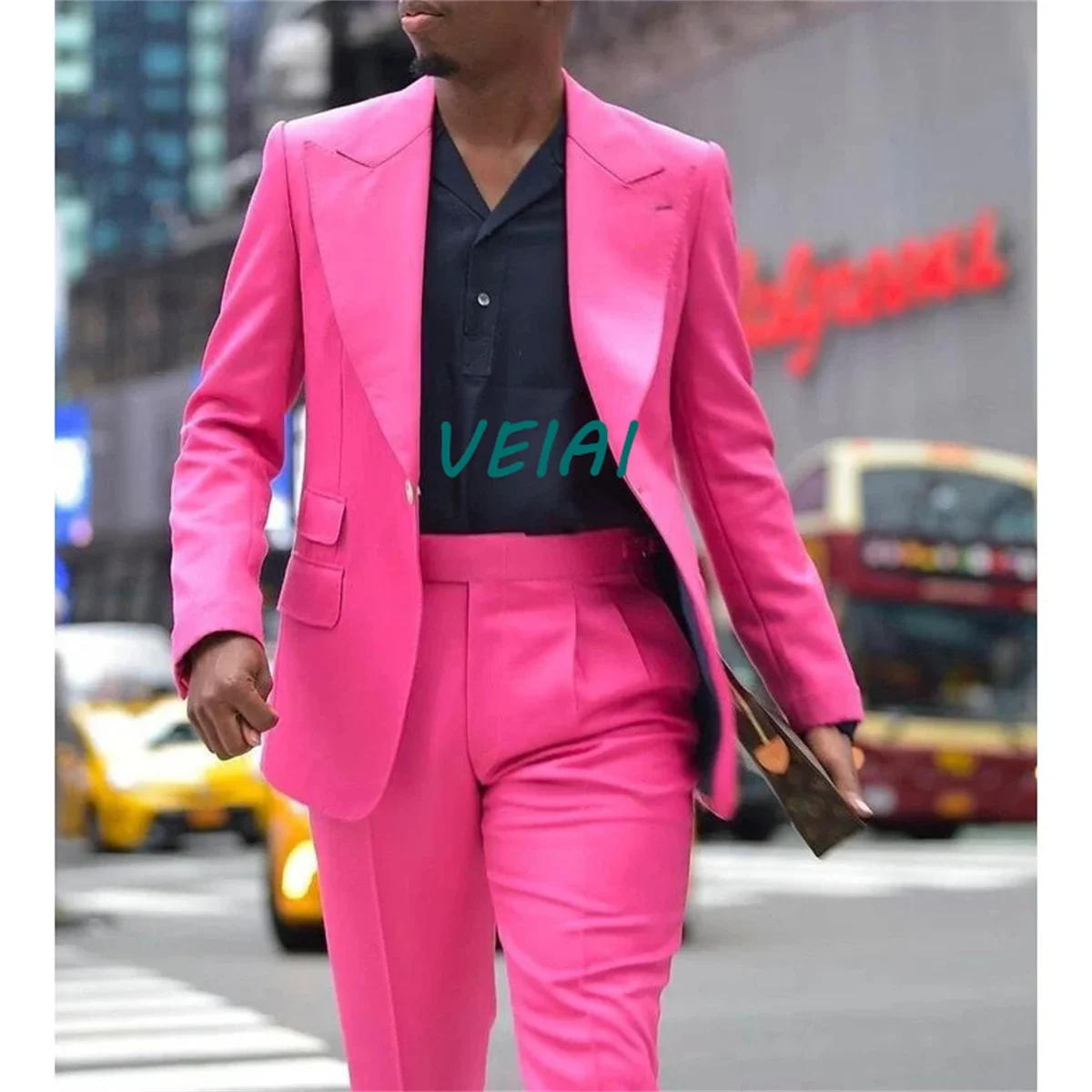 ชุดสูทสีเขียวแบบสั่งตัดสำหรับผู้ชาย เสื้อเบลเซอร์แฟชั่น ชุดทางการ ปกแหลม กระดุมแถวเดียว ตัดเย็บตามสั่ง ชุด 2 ชิ้น เสื้อแจ็คเก็ตและกางเกงทรงเข้ารูป