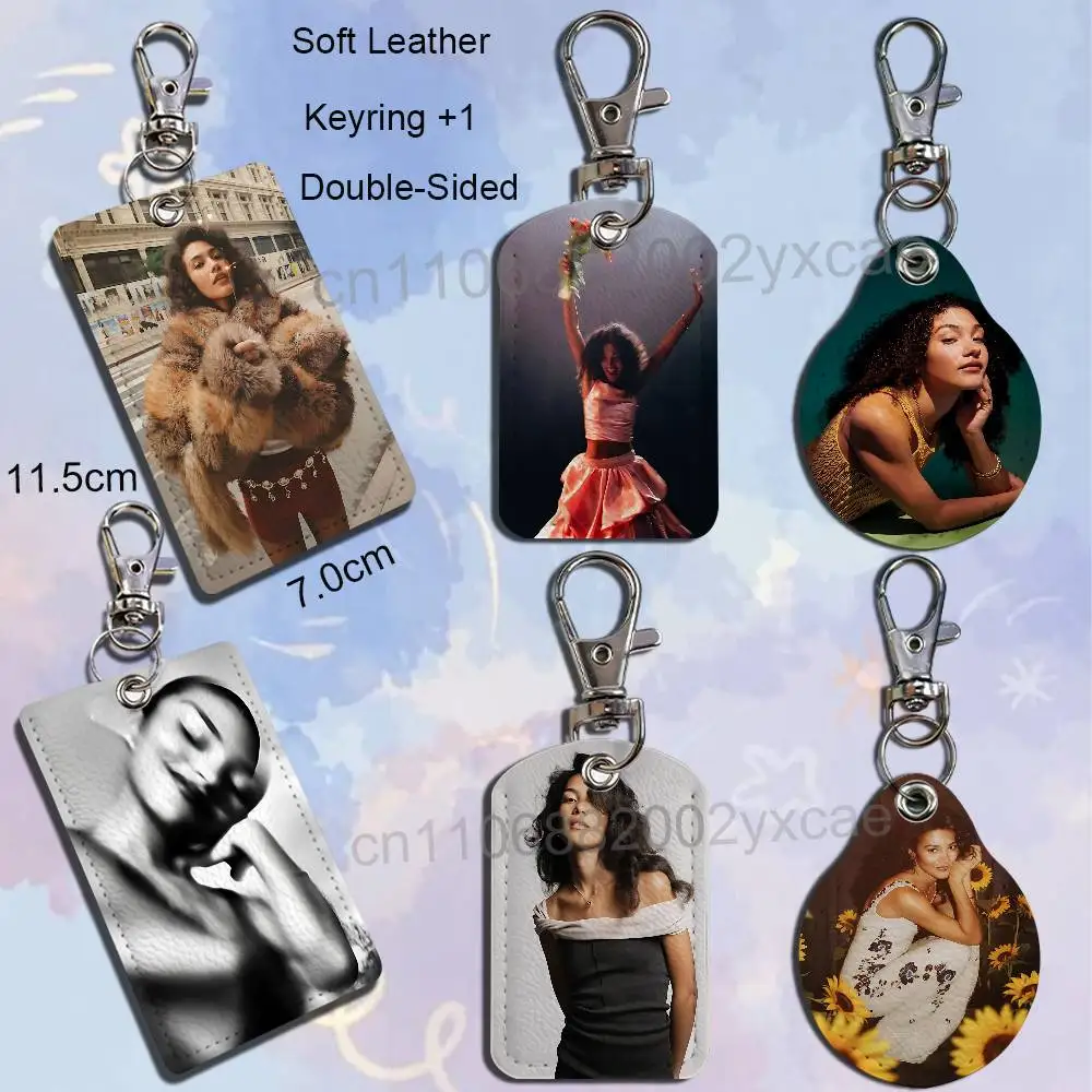 Man I Need Olivia Dean Card Holder With Keychain Executive Protection For Bank Credit Subway Bus Case