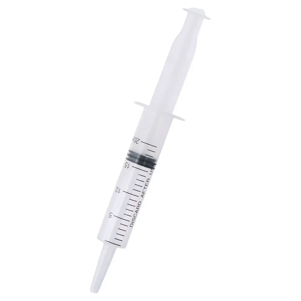 Imagem -05 - Seringa de Plástico com Tampa Transparente sem Agulha Individual Selada Dispensadora de Líquidos Pintura Artística 10 Pcs 20ml