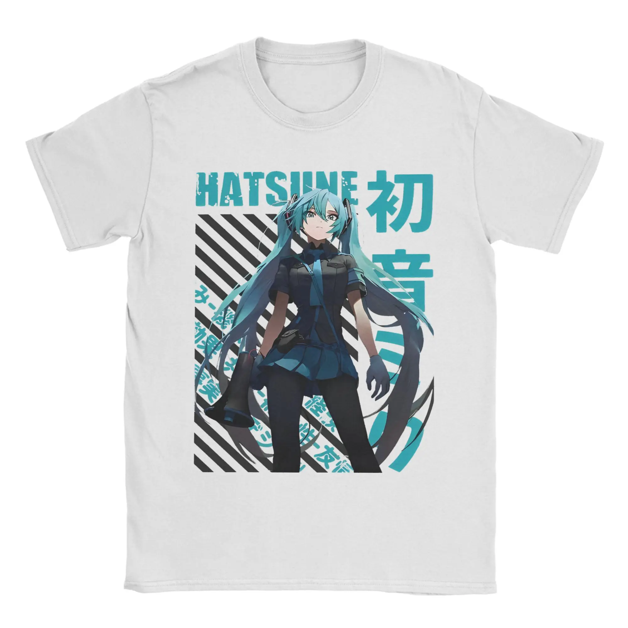 男性女性ボーカロイド初音ミク-tシャツ綿トップス面白い半袖クルーネック-tシャツ夏の-tシャツ