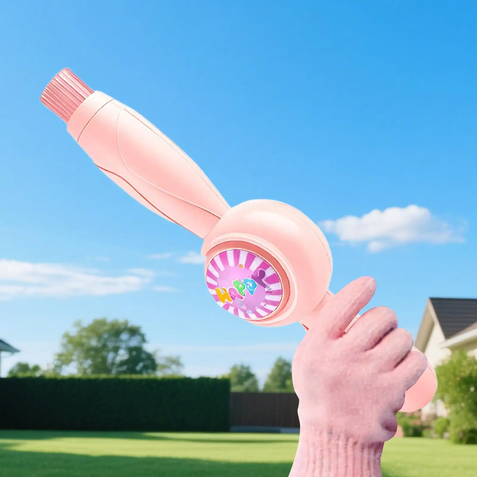 Giocattolo interattivo ricaricabile con bacchetta nebulizzata a bolle con luci colorate Bacchetta magica a bolle per feste di compleanno per bambini dai 3 anni in su