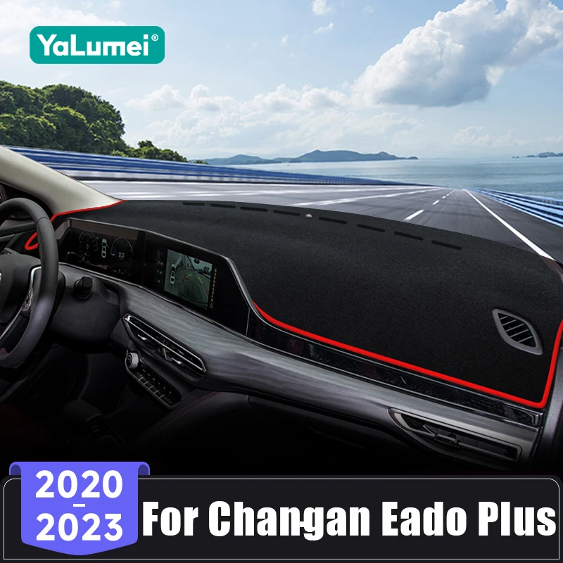 

For Changan Eado Plus 2020 2021 2022 2023 Car Instrument Panel Carpets Sun Shade Mat Dashboard Avoid Light Cover Accessories