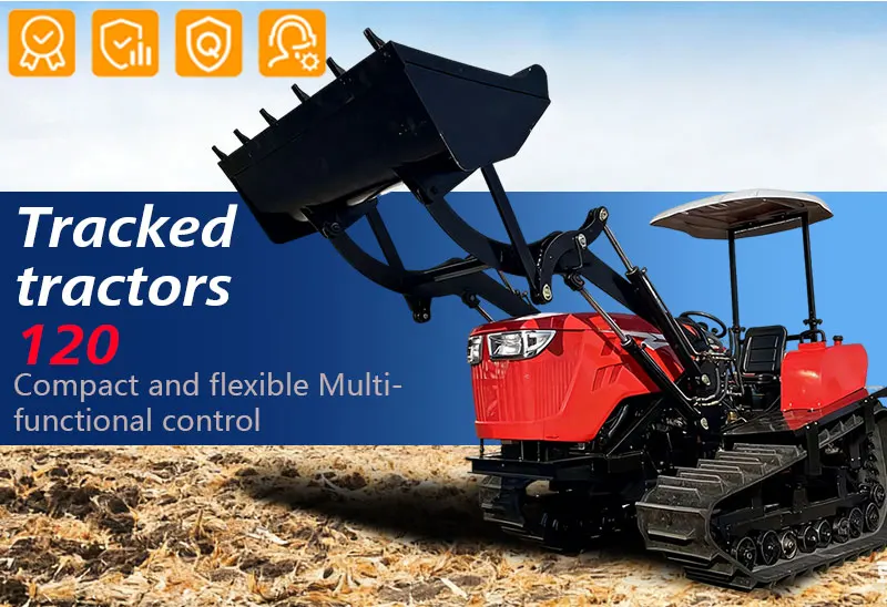 Professioneller 4WD Landwirtschaftstraktor 25PS 50PS Kompakter Dieseltaktor Maßgeschneidert für Kleinbauernhöfe und Landwirtschaft – Detail 15