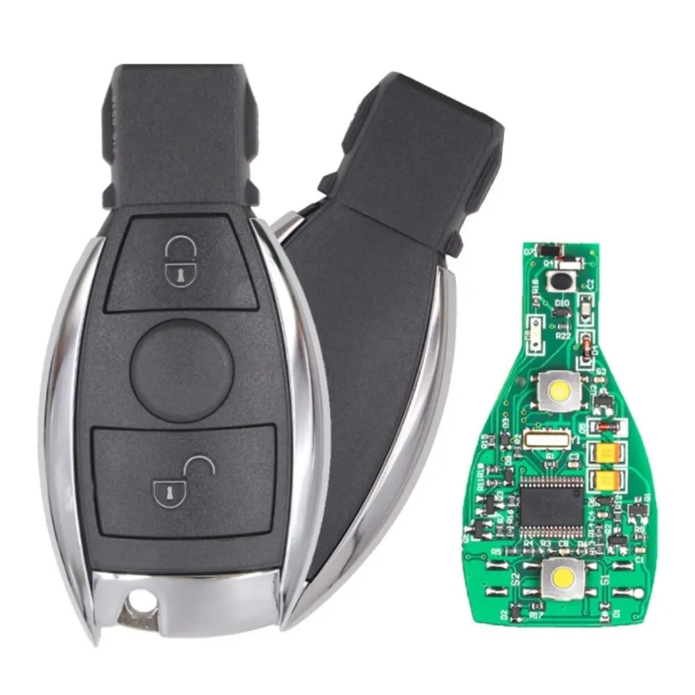 2 pulsanti 433.9MHz per Mercedes Benz Car Remote Auto Remote year 2000 + Smart Key