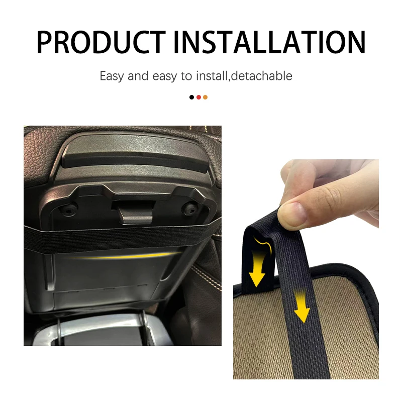 Car Armrest Center Box Mats Memory Foam Auto Arm Rest Pad For SsangYong Korando Rexton Kyron Rodius Tivoli Musso