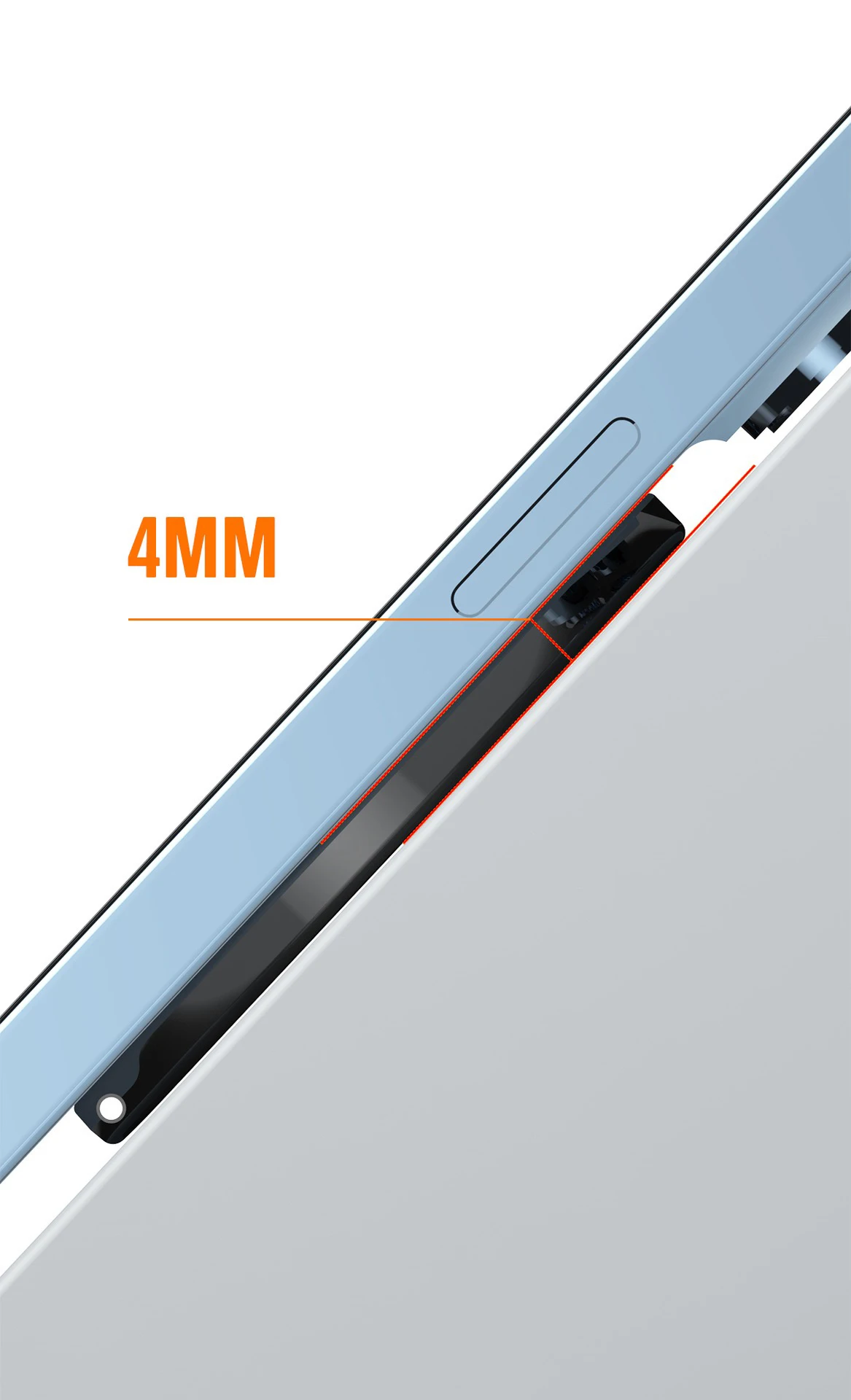 Magsafe Metall 3-Teiliger Mittlerer Magnetischer Saugring-Halter 360° ° Rotierendes, universelles, faltbares, ultradünnes, anhebbares Ladegerät C – Detail 12