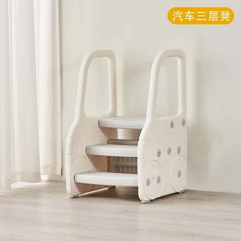 Nordic Children's Footstool Non Slip Bathroom Footstool Hand Washing Steps Washing Face Feet Small Step Stool Chair Ottomans