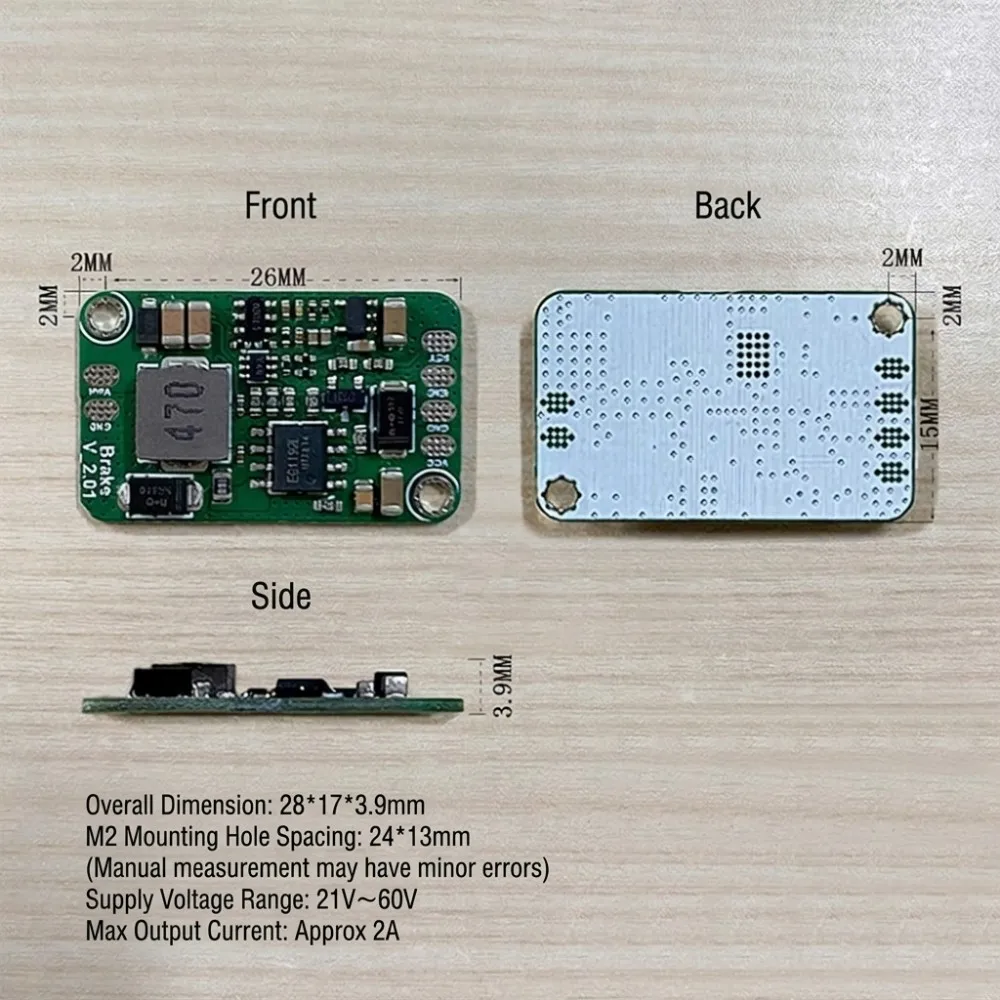 Dc Motor Braking Control Module Power-Off Braking Drive with High Startup Voltage & Low Hold Voltage
