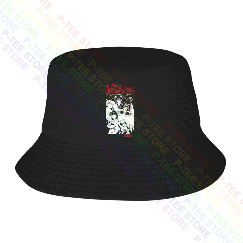 Inuyasha Kagome Shippo Sango Miroku Group Portrait Anime Baseball Cap Snapback Caps Knitted Bucket Hat