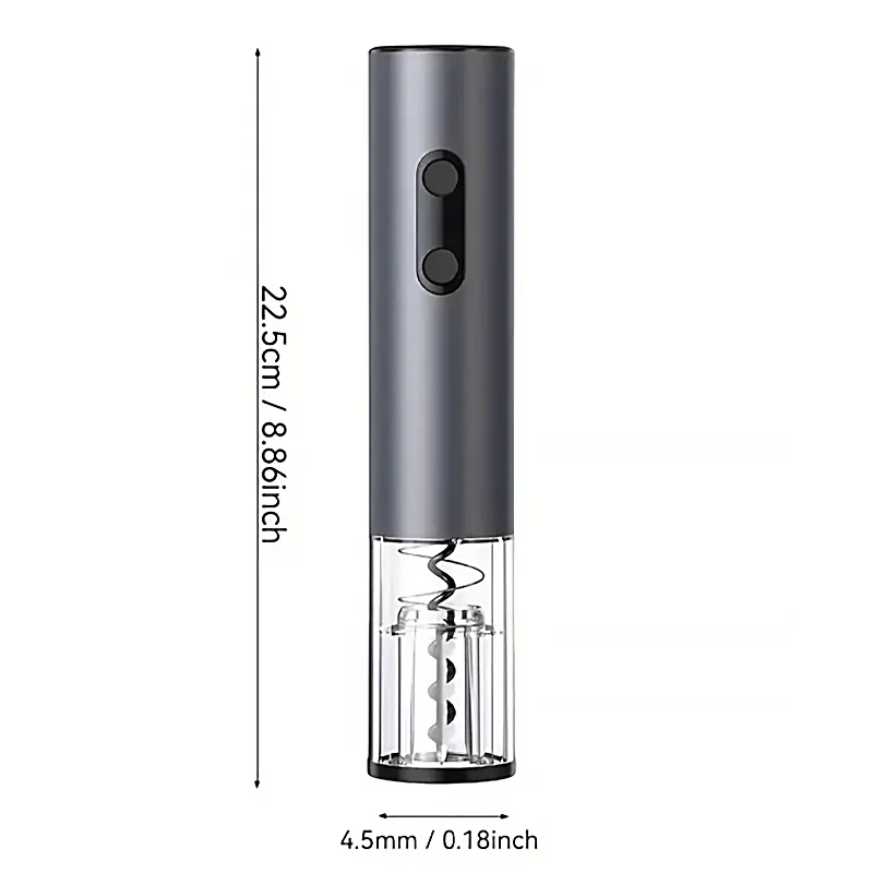 Electric Wine Bottle Opener Set Automatic Wine Opener Automatic Corkscrew, Battery Operated, with Stopper, Foil Cutter, Wine Pourer, Storage Base, for Parties, Suitable for Home, Kitchen and Restaurant