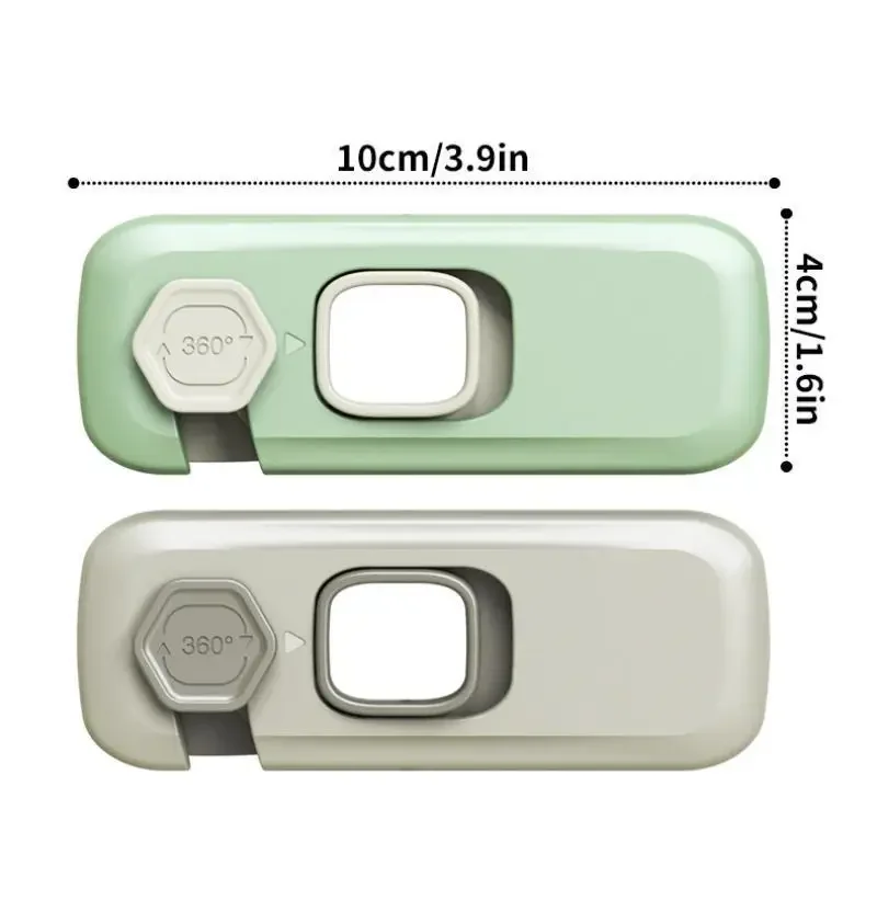 1/2 PCS Child Safety Cabinet Lock Baby Anti-Pinch Hand Drawer Door Locks Security Protection Home Refrigerator Safety Buckle