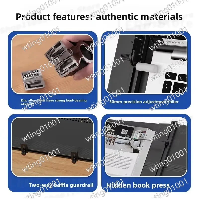for Laptop Stand Foldable Bed Desk Portable Adjustable Riser for Reading Gaming Office Work Ergonomic Lying Down Table Tray