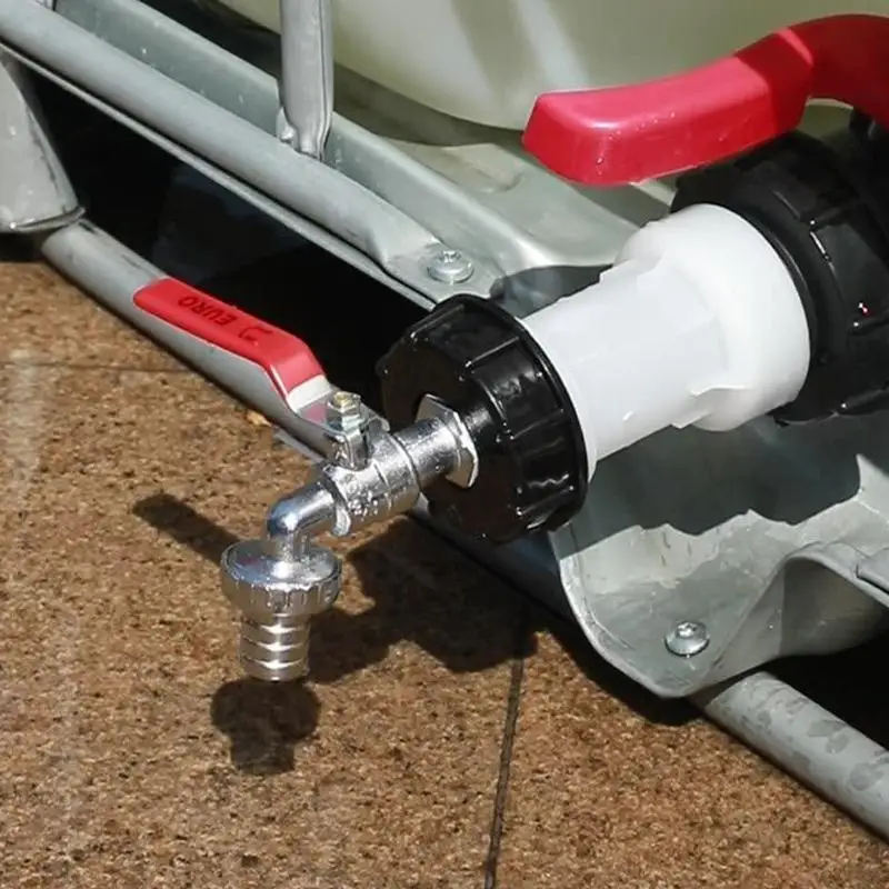 

Удобный соединитель для IBC-контейнеров, пластиковый адаптер для подключения к баку и садовому шлангу, простая установка своими руками для сбора дождевой воды и полива.