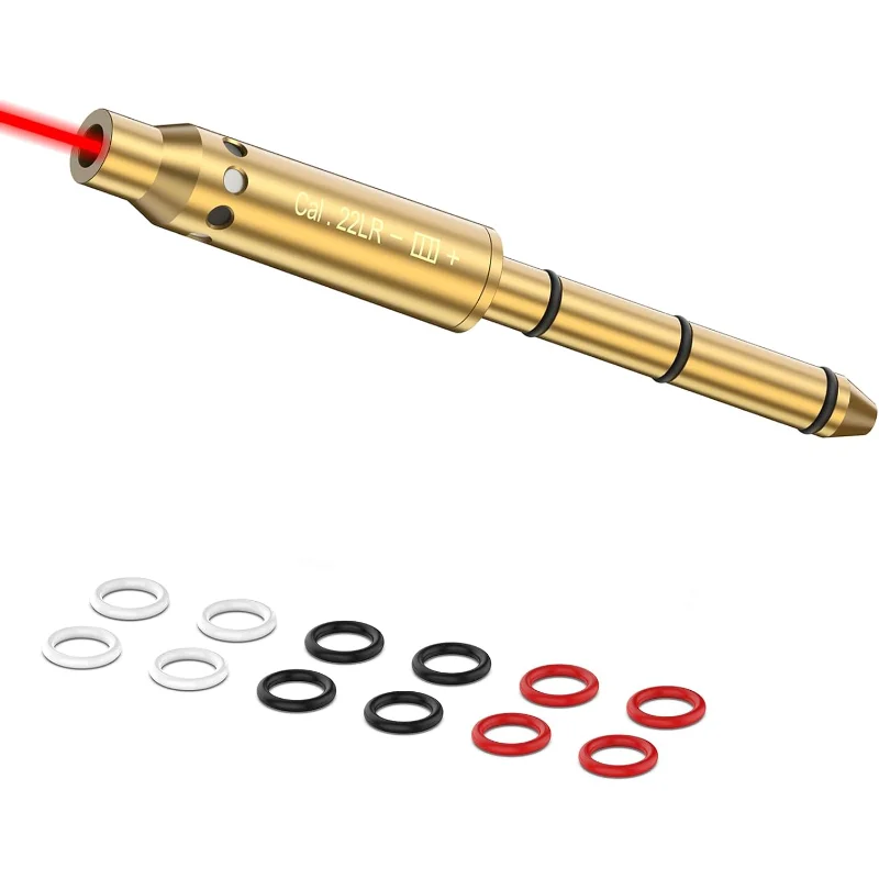 Tactical Red Laser Boresighter 9mm .38spl .223 .177 22LR 308 Cal 40SW caccia pistola Bore Sight Shotgun Training proiettili