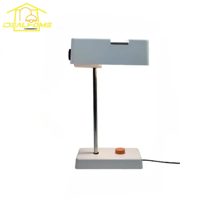 Średniowieczna Retro Przemysłowa Lampa Stołowa 1960S Space Bauhaus Lampki Biurkowe LED E27 Wystrój Domu Salon Sofy Kawiarnia Gabinet Studio Bar