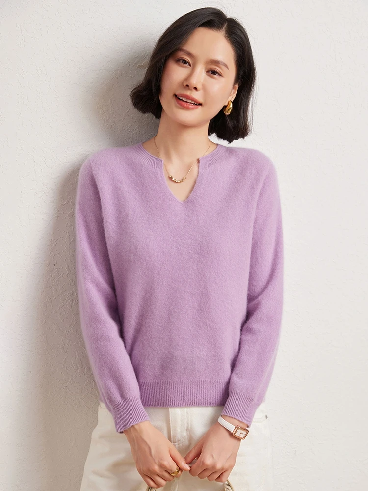 High Quality 2024 Autumn Winter Women Sweater Casual Solid Knitwear Merino Wool Pullover Classic Long Sleeve Cashmere Clothes