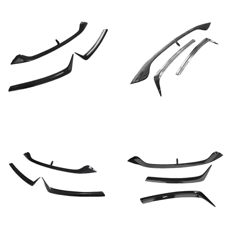 for Ferrari F12 Body Kit Side Skirt Rear Diffuser Spoiler High Quality Carbon Fiber RZ Style Front Bumper Lip and Edge