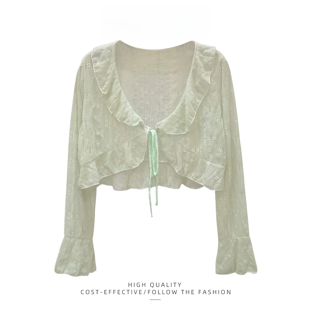 En PAIXIANG معطف نسائي خفيف من Jaet oulder awl Svel V-ne طويل Sve ort ملابس خارجية صيفية للتستر #4