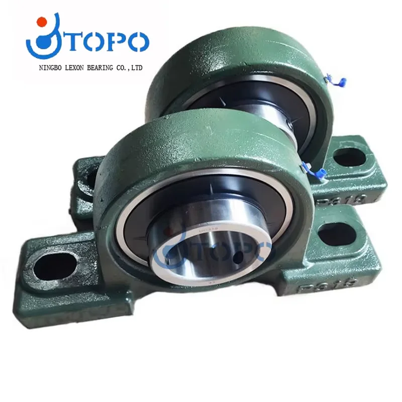 UCP311 Insert Ball Bearings With Housing, Set-contained bearing, spherical bearing seat, bearing block