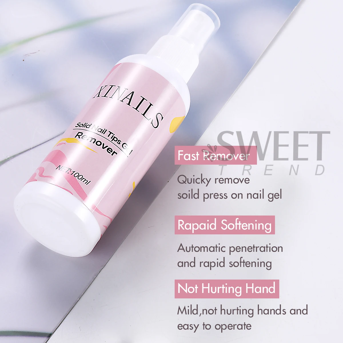 100ml Solid Nail Tips Gel Remover Liquid Quick Softening Removal Press On Nails With Nutritional Oil Care Tools Manicure No Harm