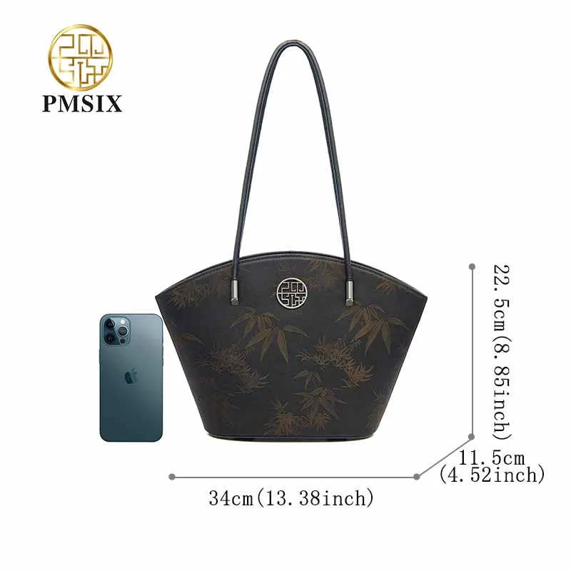 2023 Mulberry silk Tote bag female new Chinese style retro large capacity shoulder bag Designer Handbags luxurious ladies bags