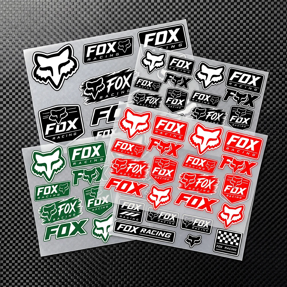 Adesivos de PVC à Prova d'Água - Motorcycle Gear Fox avaliação e preço
