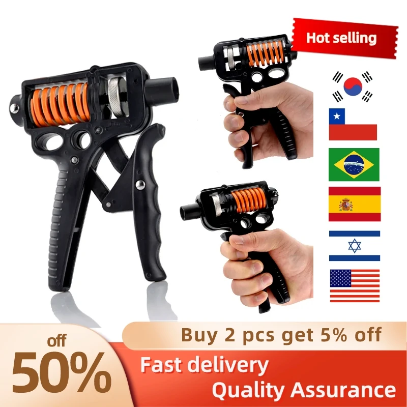 Wrist strengthener Wrist trainer Finger Expander Hand Grip Training Adjustable Hand Trainer Fitness 5-165KG