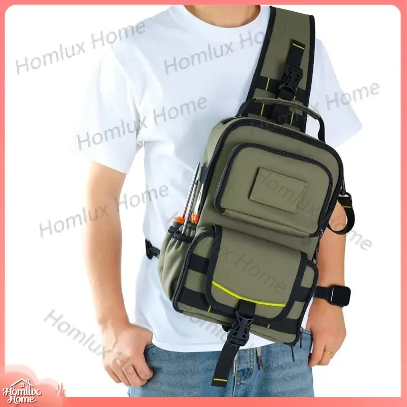 Multi-Functional Magnetic Tool Bag for Electricians Woodworkers and DIY Repair – Outdoor Work Utility Pouch with Oxford Cloth