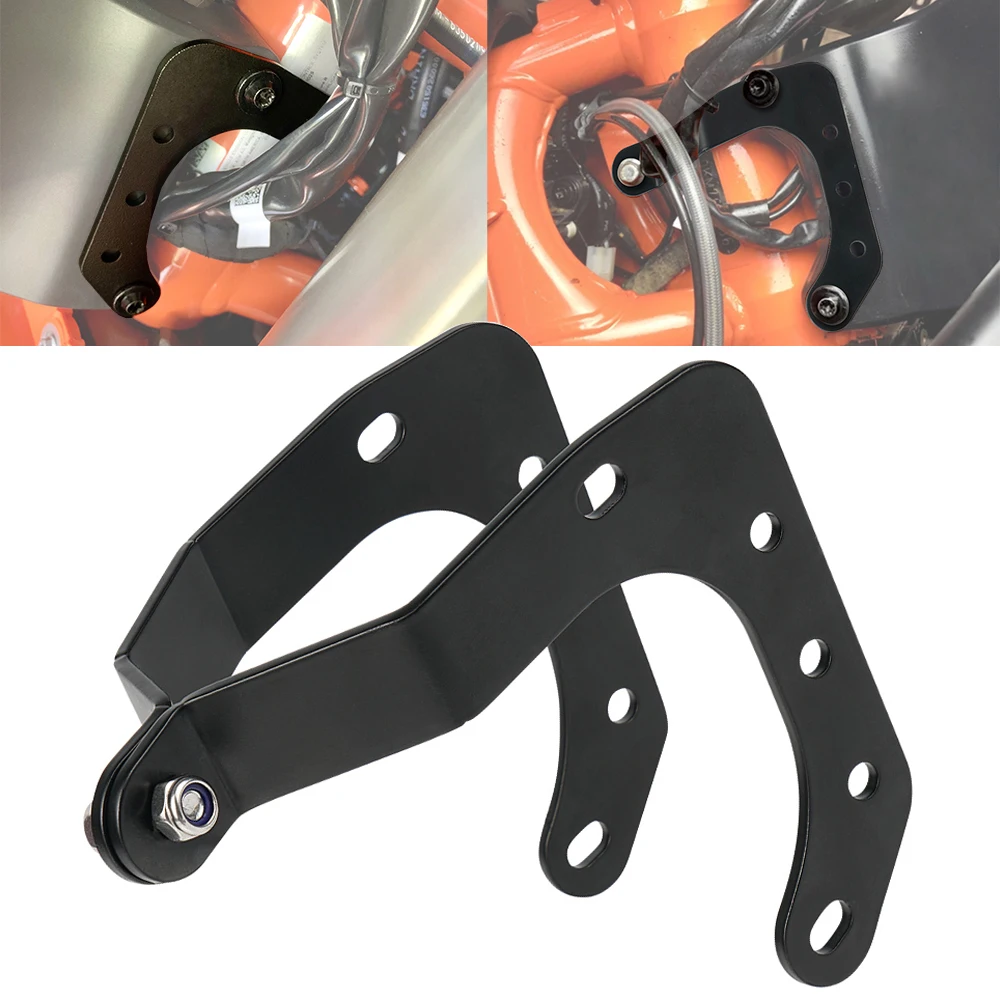 1x Steel Headlight Neck Brace for KTM 790 Adventure 2018-2022 890 Adventure/R/Rally Headlight Reinforcement Support Brackets