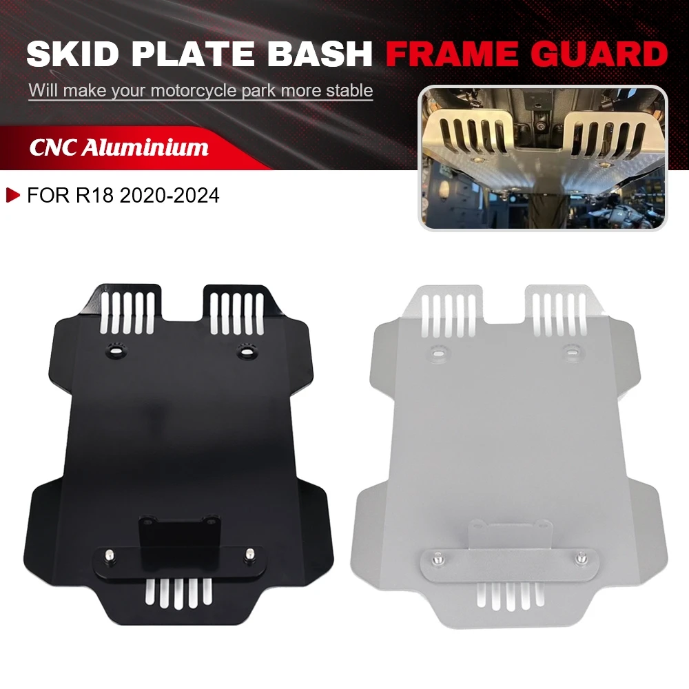 

Motorcycle Aluminium Accessories Engine Chassis Protection Guard Skid Plate Protector For BMW R18 2020-2021-2022-2023 2024 R-18