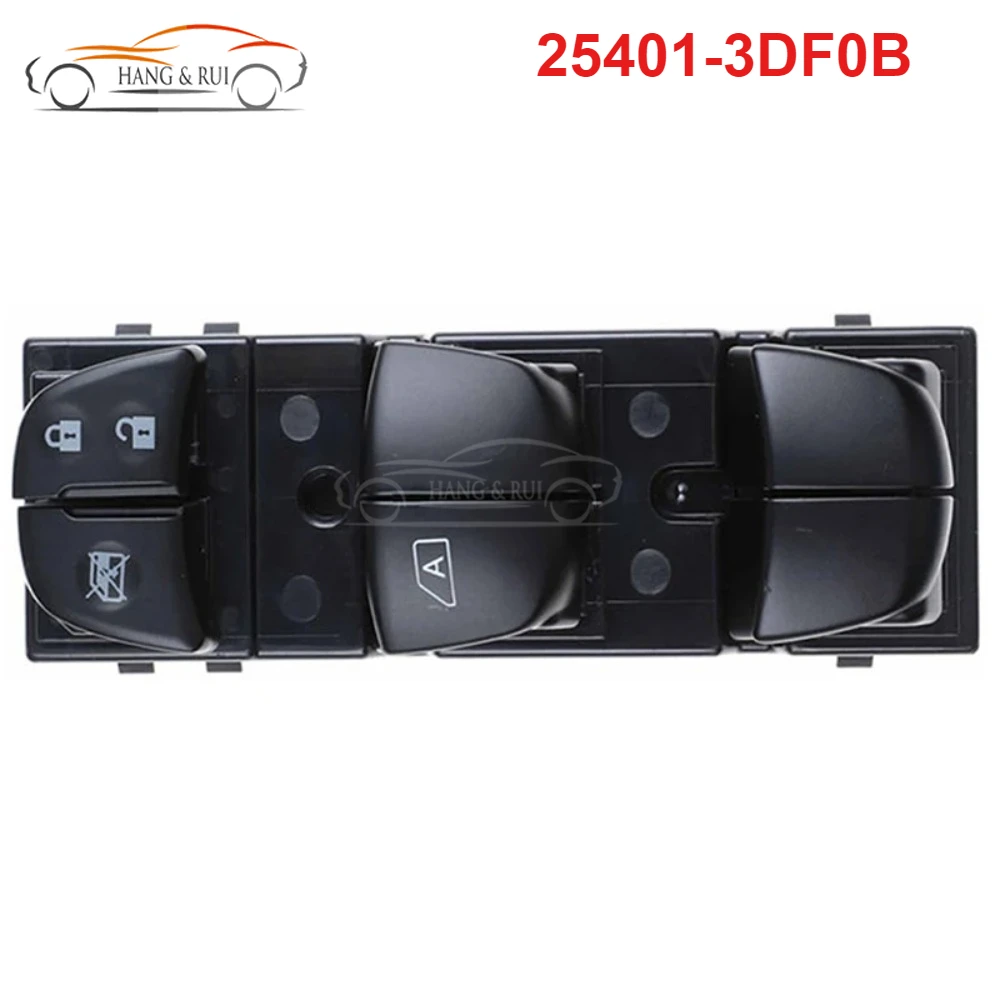 

25401-3DF0B главная кнопка переключателя управления окном автомобиля 16 + 3 контакта для Nissan X-Trail 2014-2017 Nissan Qashqai 2016-2017 254013DF0B