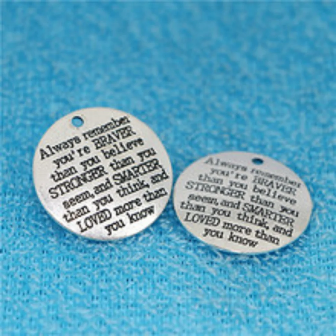 5 шт./лот, 27 мм, цвет античного серебра, с буквенным принтом, всегда помните, ты храбровый шарм, круглый диск, подвески для сообщений 5 шт./лот, 27 мм, цвет античного серебра, с буквенным принтом, всегда помните, ты храбровый шарм, круглый диск, подвески для сообщений