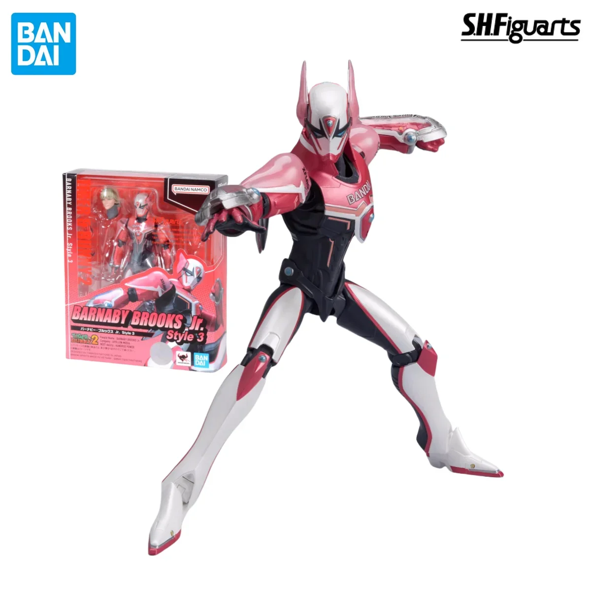 In Stock BANDAI S.H.Figuarts Original TIGER & BUNNY 2 BARNABY BROOKS JR. Style 3 Anime Figure Action Figure Birthday Present