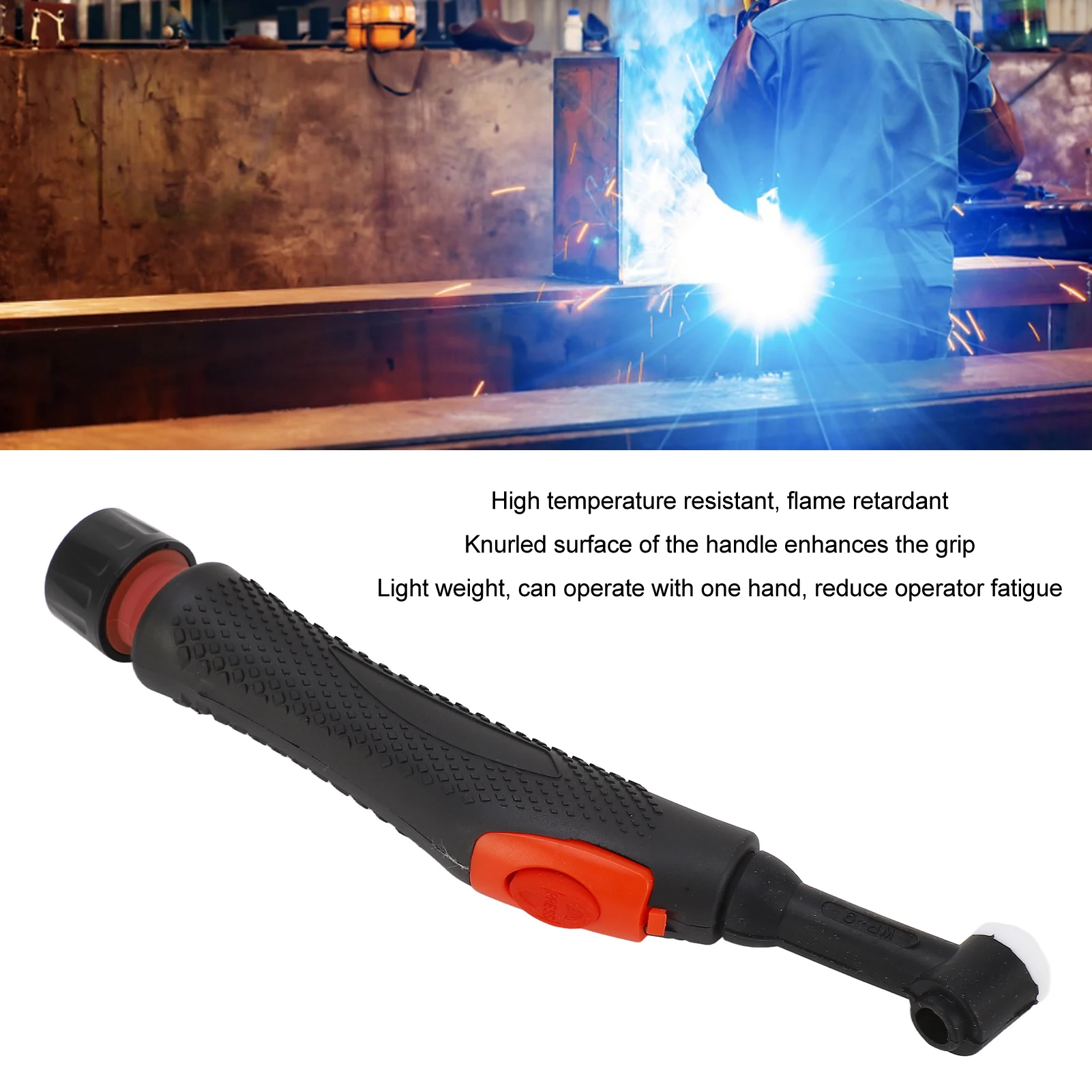 

Головка аргоновой сварочной горелки Головка сварочной горелки TIG 360° ° Вращающаяся герметичная головка для аргонодуговой сварки с воздушным охлаждением