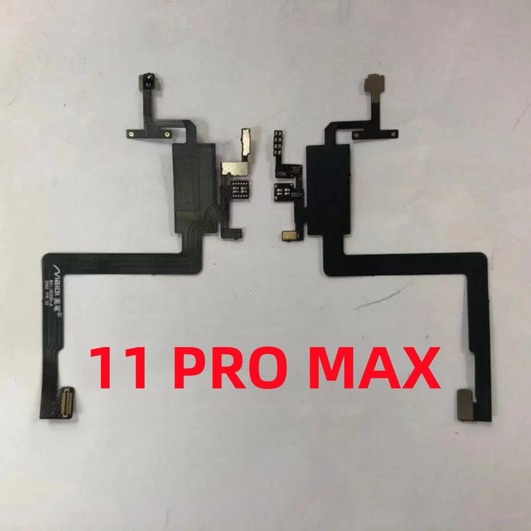 سماعة أذن فليكس لهاتف آيفون X Xs XR 11 12 13 mini PRO MAX مستشعر ضوء القرب كابل سماعة الأذن