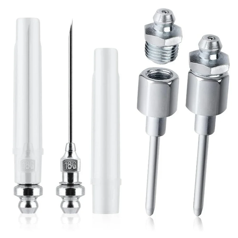 5pcs Grease Needle Tip Grease Injector Needle Portable Grease Coupling For Cone Grease  Needle Grease  Needle Portable