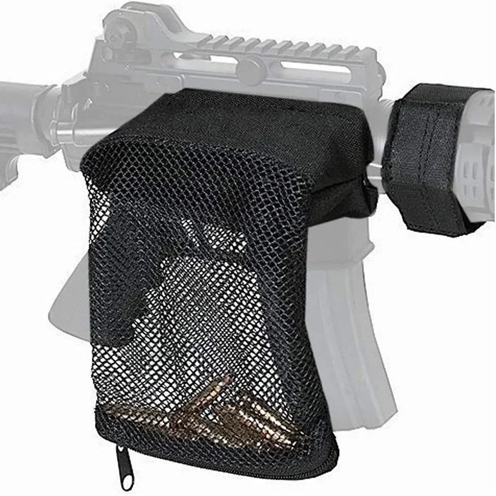 Latão Shell Catcher Cartucho Coletor, Nylon Mesh Trap Pouch, Acessórios de caça, Revista, Bolsa de armazenamento de bala