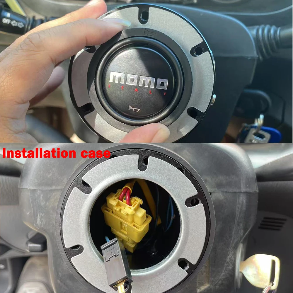70mm PCD ホーンボタンリテーナーリング MOMO NRG OMP SPARCO TAKATA