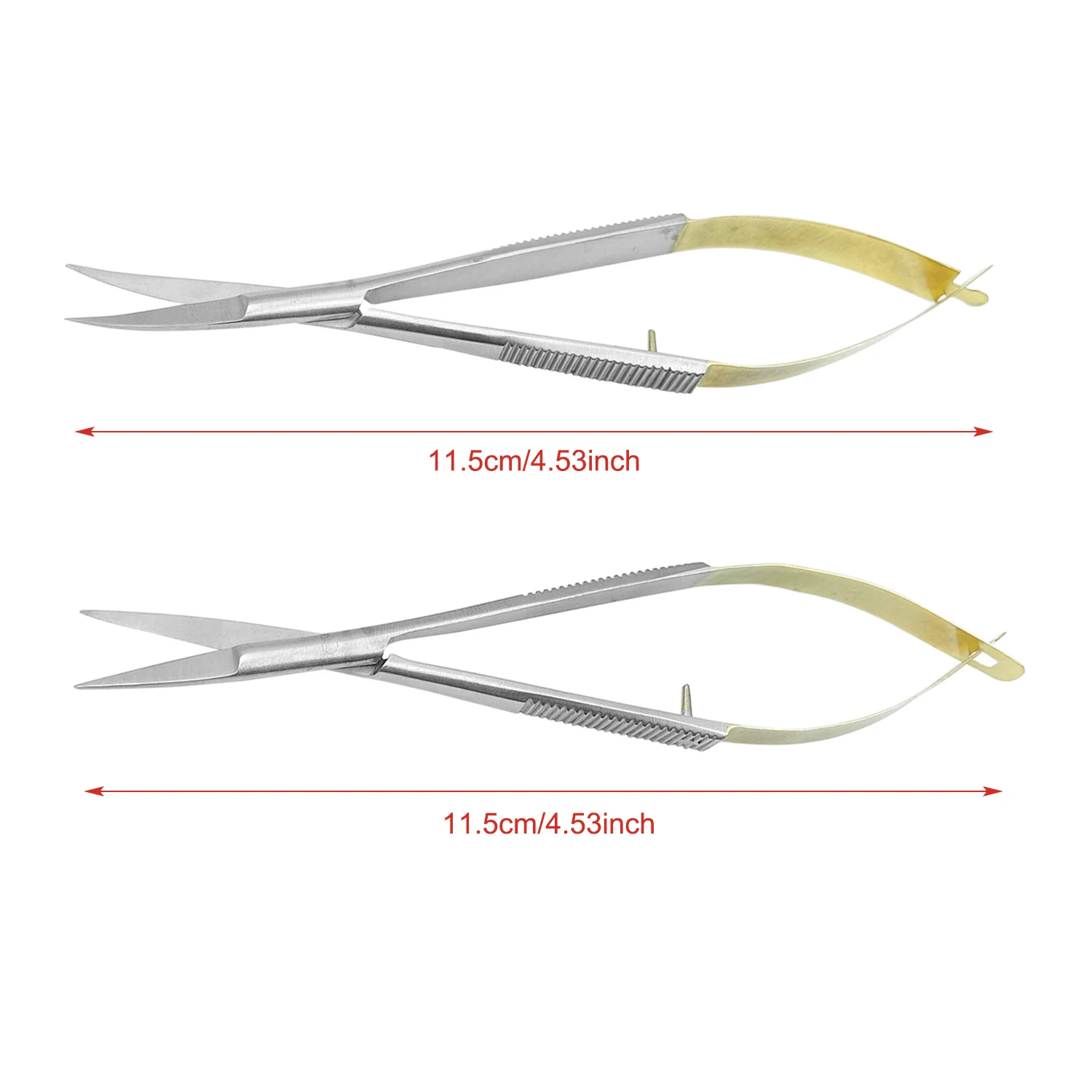 JOLANT Stainless Steel Dental Castroviejo Surgical Scissors Straight/Curved Scissor Forceps Tools Dentistry Surgical Instrument