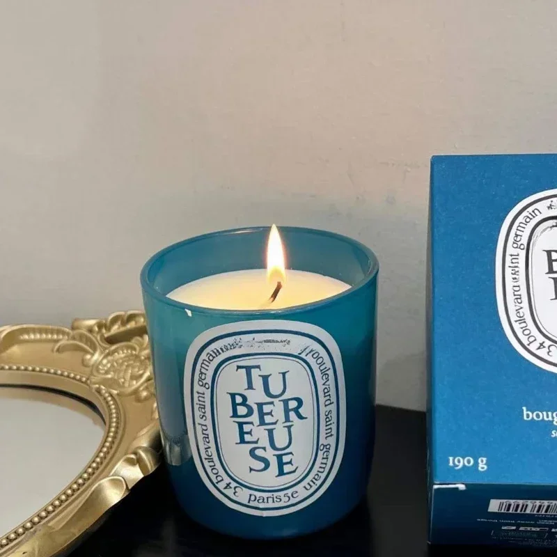 

Blue Limited Tuberose Scented Candles France Fragrance Senior Romantic Diffuser Home Fragrance Lasting Air Companion Aroma Gift