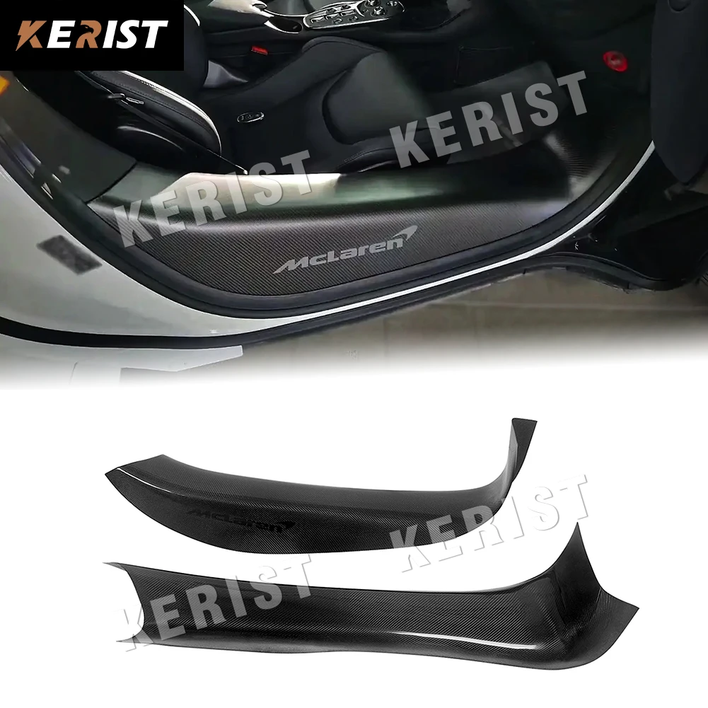 Carbon Fiber Door Cover Sills Step Spoiler Fit For McLaren Gt 2019-2024