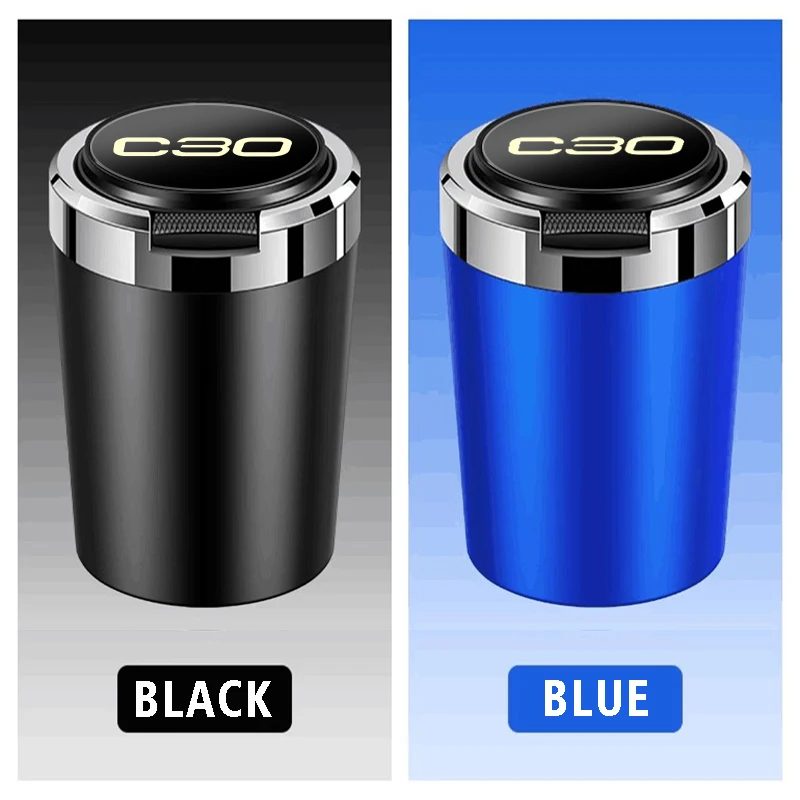 car ashtray accessories for vehicles novelty for Volvo xc60 s60 v40 v50 v60 s80 s40 c30 c70 s40 s80 s90 v70 v90 xc40 xc70 xc90
