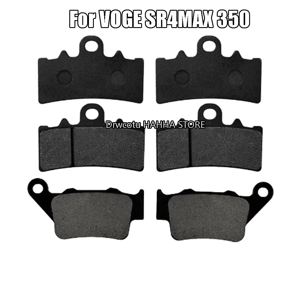 For VOGE SR4MAX 350 SR4 LX350T-5 Motorcycle Front Brake Pads Rear Pad Disc Brake Pads