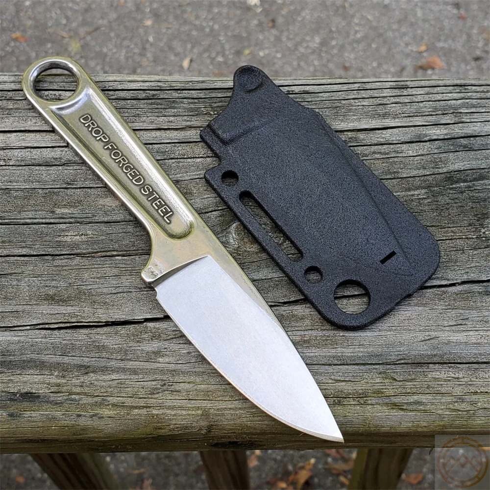 تصميم قطعة واحدة KB 1119 سكين تكتيكي قابل للطي مفتاح ربط من الفولاذ المقاوم للصدأ سكين خصر للرجال رائع للتخييم والصيد في الهواء الطلق