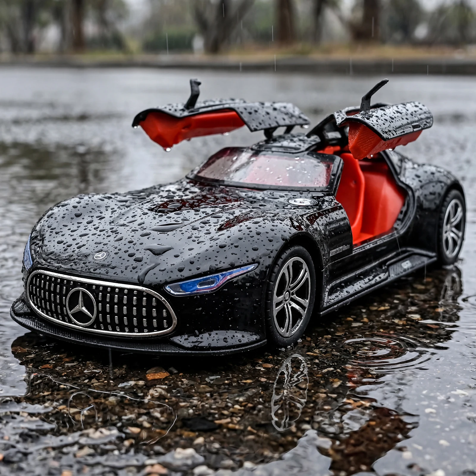 1:24 en aerosol Mercedes Benz AMG Vision GT Gran Turismo concepto Supercar aleacion modelo Diecast Car decoracion hogar y ordenador de escritorio