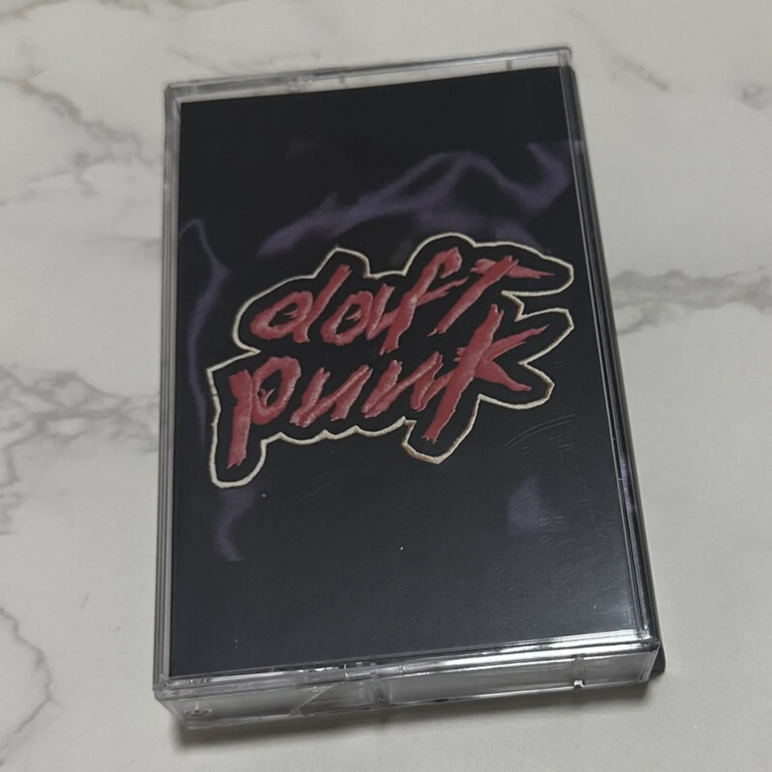 

Daft Punk Homework Electronic Album Cassette Tape with Lyrics Book Vintage Fan Music Collection Home Art Decor