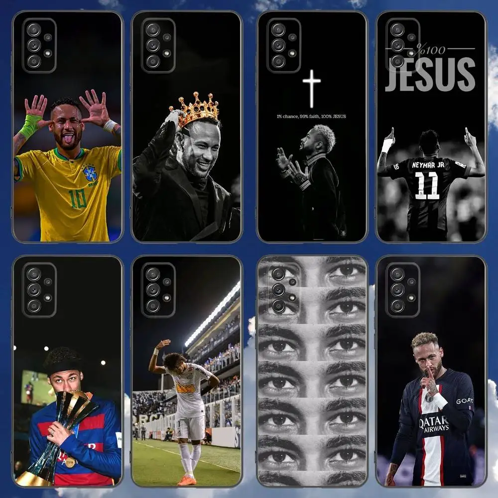 

Football For N-NeYmAr 10 Phone Case For Samsung Galaxy A 91,80,73,72,71,53,52,51,22,5G Shockproof Soft Black Cover