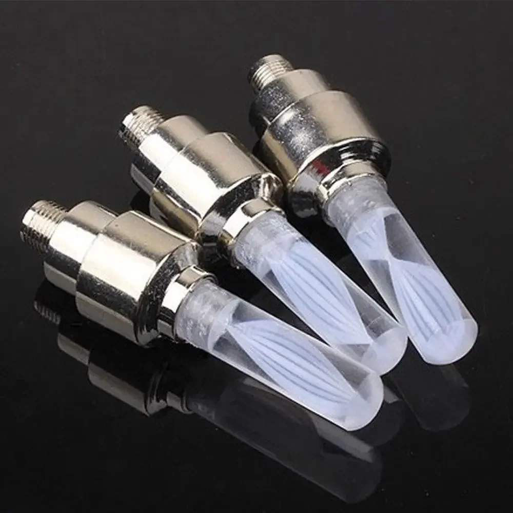 2/4 Stück Neue Heiße Ventilkappen Fahrradreifen-Nachtlicht Auto-Reifenlampe Fahrraddekoration Fahrradzubehör LED-Licht – Detail 6