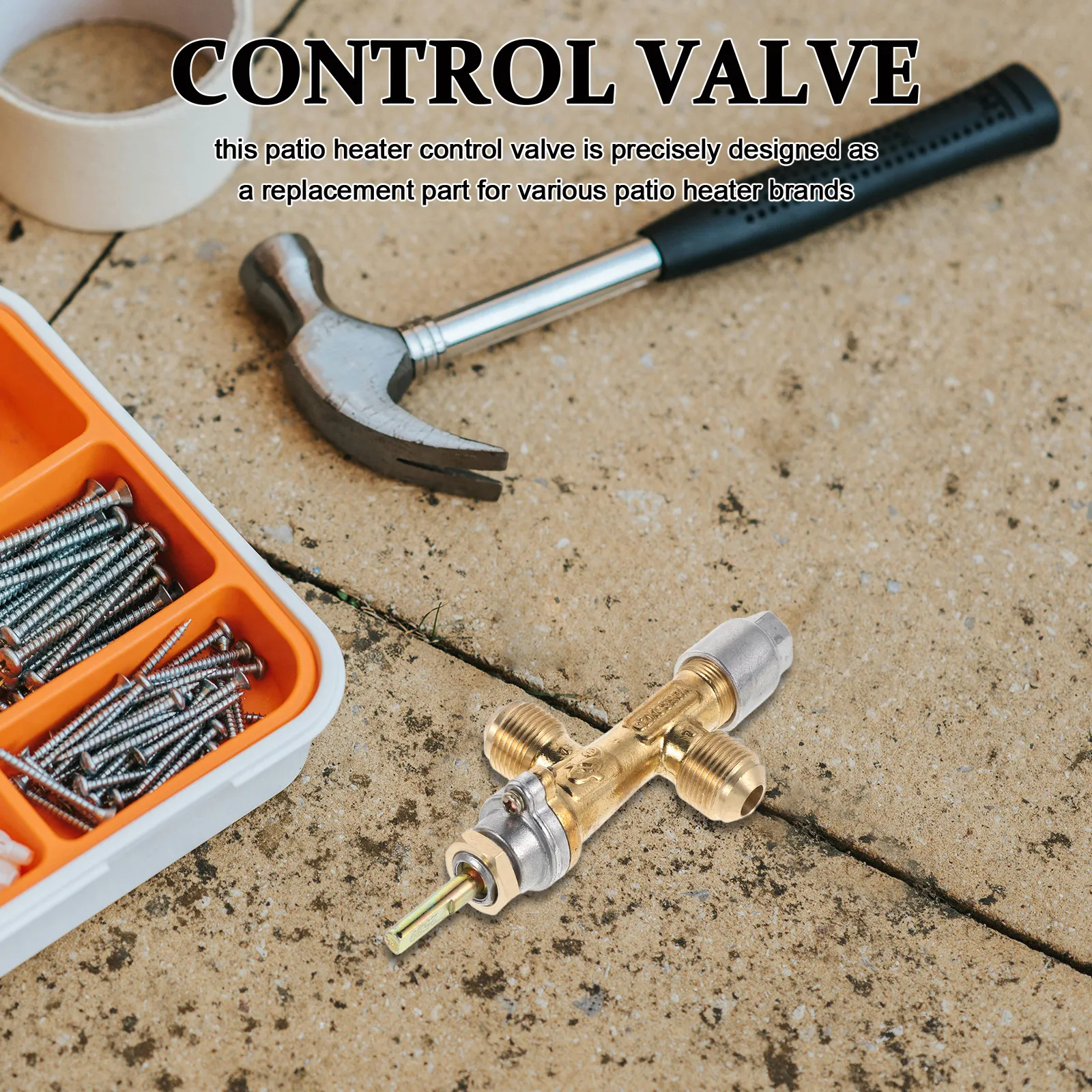 Outdoor Patio Heater Control Valve Replacement For Outdoor Entertainment Area Property Manager Brass Propane Gas