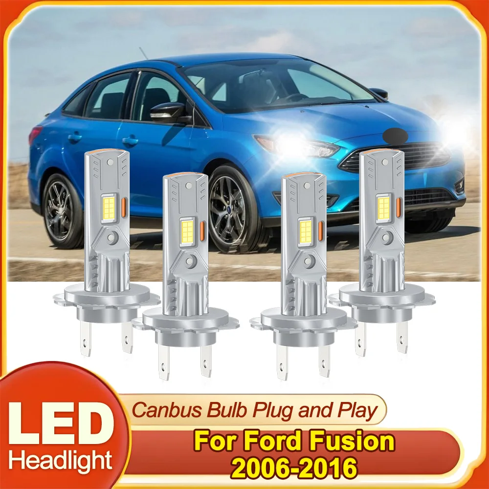 

40000LM Canbus No Error Автомобильная светодиодная фара 6000K CSP Chips High Low Beam 12V для Ford Fusion 2006-2014 2015 2016 Plug and Play